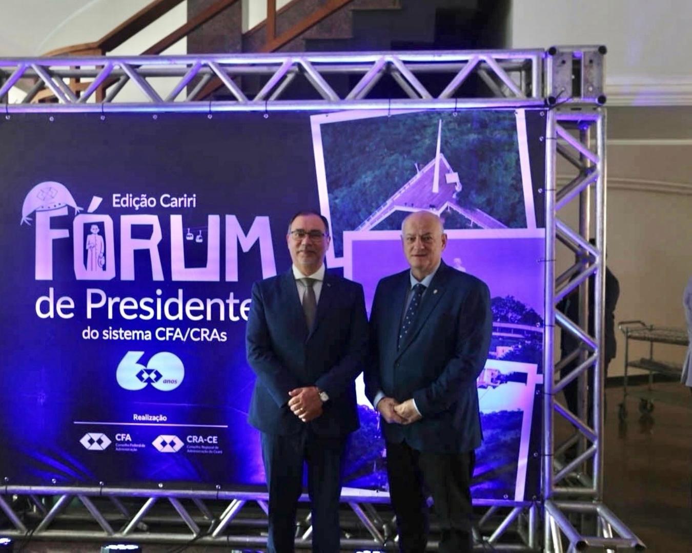 Presidente do CRA-RS marca presença no Fórum de Presidentes em Juazeiro do Norte